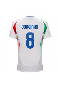 Italië Jorginho Frello #8 Voetbaltruitje Uit tenue EK 2024 Korte Mouw